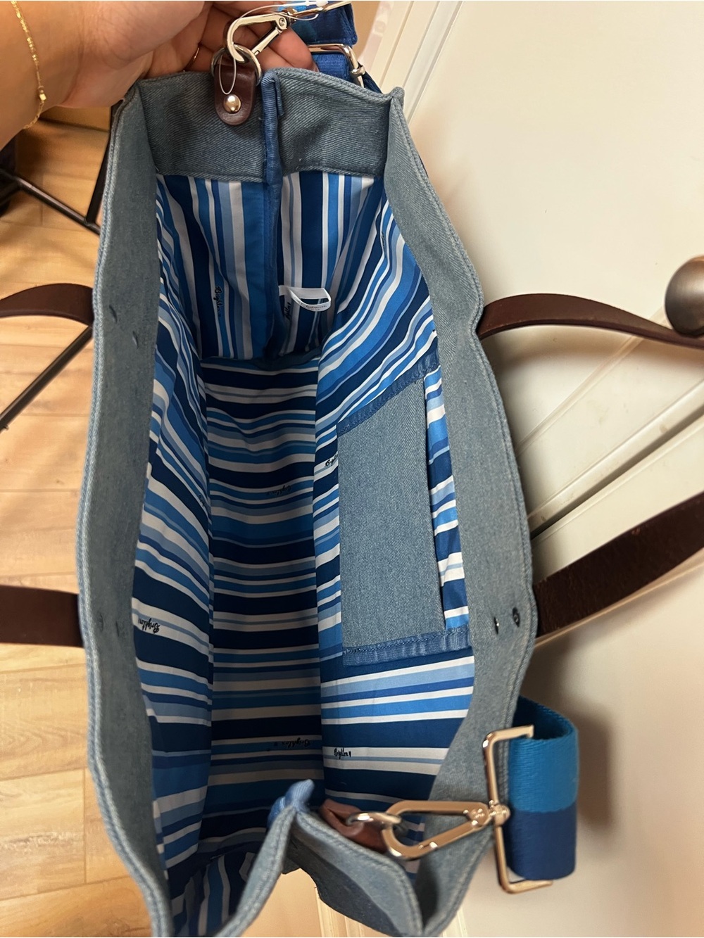 Brighton đź’— All You Need East West Denim Tote - H10088 - Picture 10 of 10